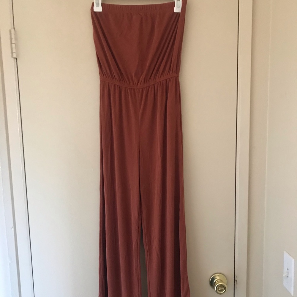 Strapless jumpsuit